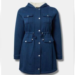 Torrid Fleece Sherpa Lined Anorak